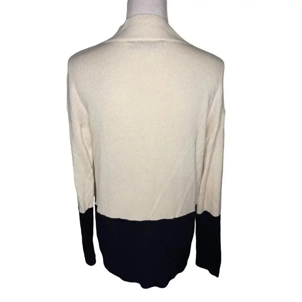 Apt. 9 Women’s Small Ribbed Color Block Mock Neck… - image 3